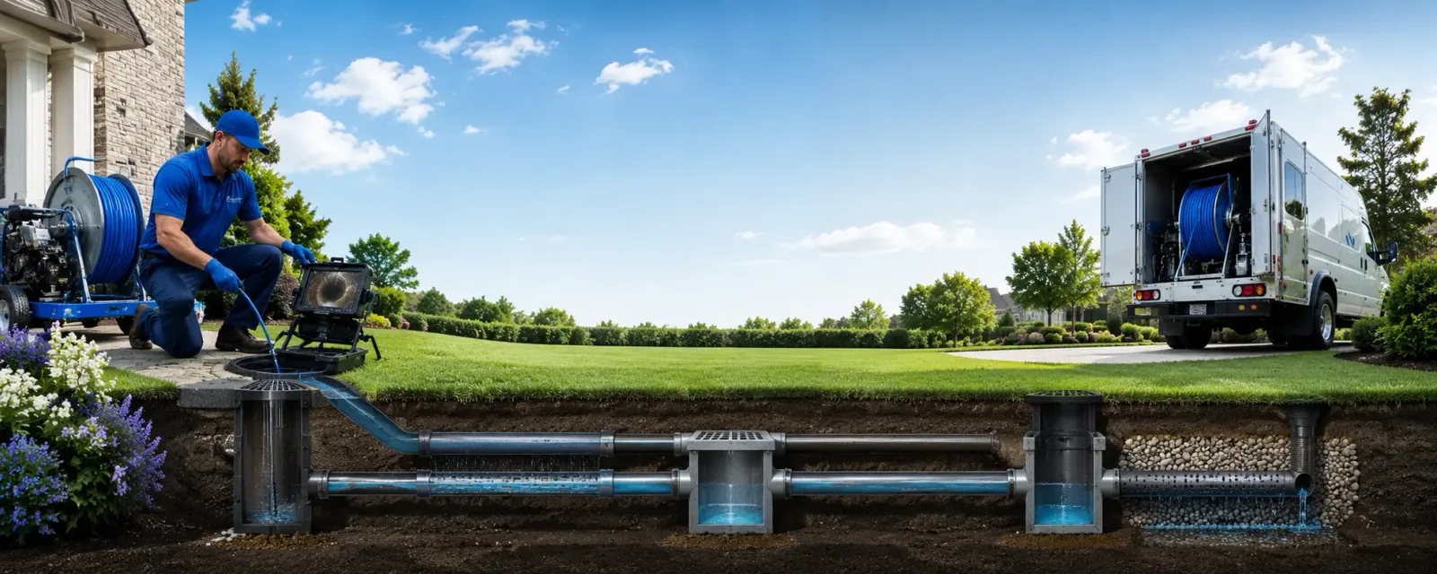 Outdoor drain cleaning information for Eastville, VA